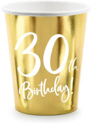 PartyDeco Arany poharak 30