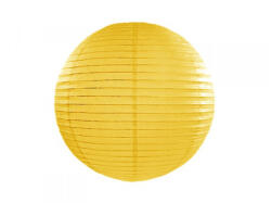 PartyDeco Sárga lampion - gömb 35 cm