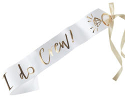Ginger Ray Fehér öv "I do" felirattal