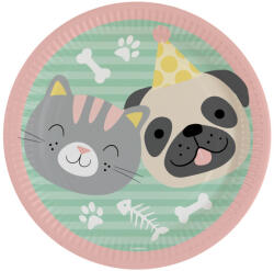 Amscan Tányérkák - hello pets