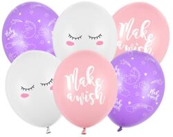 PartyDeco Latex készlet erős pasztell unikórnisok 6 db
