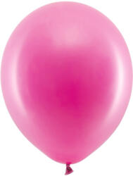 PartyDeco Rózsaszín latex lufi 23 cm, 10 db