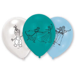 Amscan Frozen latex lufi 22, 8 cm, 6 db