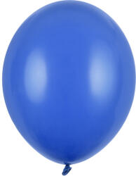 PartyDeco Kék latex léggömbök 27 cm, 10 db