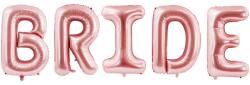 PartyDeco Rózsaarany Menyasszonyi Fólia Lufi