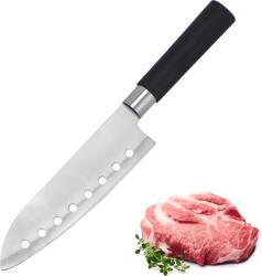 köken Cutit japonez Santoku Koken versatil in utilizare, lama din otel inoxidabil 17.2 cm, maner din PP, Profesional