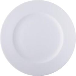  Lapostányér, fehér, 27 cm, 6 db-os szett Economic (1200ECO021)