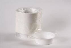  Műanyag gulyás tányér, tetőzhető, 750 ml, 50 db, fehér (1020021430) - tabexpress