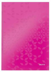 Leitz Beíró, A4, kockás, 80 lap, keményfedeles, LEITZ Wow , rózsaszín (46261023) - tabexpress