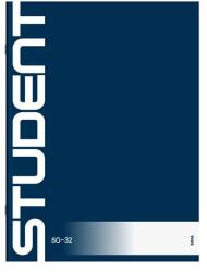 ICO Füzet, tűzött, A4, sima, 32 lap, ICO Student (7500069002)