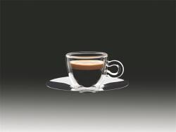 Espresszos csésze rozsdamentes aljjal, duplafalú, 6, 5cl, 2db-os szett, Thermo (1210TRM004)