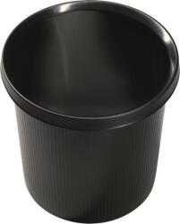 HELIT Papírkosár, 18 l, HELIT Linear , fekete (H6105795) - tabexpress