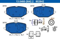 ATE set placute frana, frana disc ATE 13.0460-2642.2 (13.0460-2642.2)