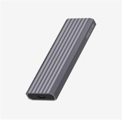 HIKSEMI Hikvision HIKSEMI Külső ház 2, 5" - USB3.2, Type-C, Alumínium, Ezüst (HS-HUB-MDC1(STD)/NVME/NEWSEMI/WW)