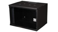 EQUIP Fali Rackszekrény - EWM-07-5440-B (19", 7U, 540x400mm, lapra szerelt, fekete) (EWM-07-5440-B) - pixel