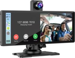 PNI Monitor auto cu DVR PNI D1026 10.26 inch, wireless Carplay, navigatie, muzica, handsfree, bluetooth, FM transmitter (PNI-D1026) Monitor de masina