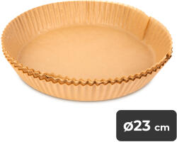 Bewello Airfryer sütőpapír, olaj nélküli sütőhöz, kerek, 23 cm, 50 db / csomag BW1020D (BW1020D) - hyperoutlet