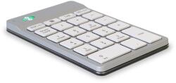 R-Go Tools Numpad Break Ergonomikus Wireless Numpad - Ezüst/Fehér (RGOCONMWLWH)