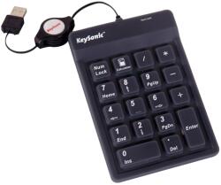 KeySonic ACK-118 BK USB Numerikus Billentyűzet - Fekete