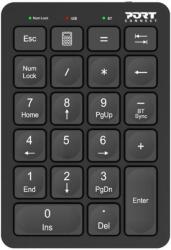 PORT Designs 900802 numerikus billentyűzet Laptop/PC Bluetooth Fekete (900802)