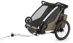 Thule Carucior multisport double Thule Chariot Cross 2, Faded Khaki (TA10201037) - ecalator