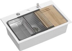 gránit mosogató MARC 110 WORKSTATION White (53239)