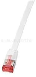 LogiLink Patch kábel SlimLine, lapos, Cat. 6A, U/FTP, fehér, 1 m (LOGILINK_CF2031S) (LOGILINK_CF2031S)