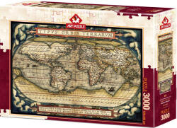 Art Puzzle Пъзел Art Puzzle от 3000 части - Първият модерен атлас, 1570 (5521)