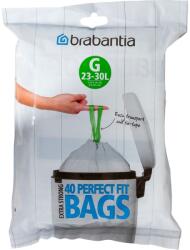 Brabantia 8710755375668 szemeteszsák 30 L Szürke, Fehér 40 db (37 56 68)