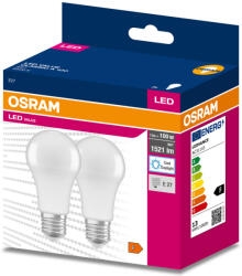 OSRAM E27 LED Value Classic 13W, 1521 lm, 6500 K, 100 W izzó helyett (2 darabos) (4058075479012)