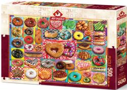 Art Puzzle Пъзел Art Puzzle от 500 части - Понички (5108)