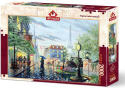 Art Puzzle Пъзел Art Puzzle от 2000 части - Летен дъжд, Париж, Кен Шотуел (4574)
