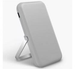 Uniq Hoveo mágneses Fast Wireless Type-C PD külső akkumulátor / powerbank, kártyatartóval szürke (UNIQ-HOVEO-CHALKGREY)