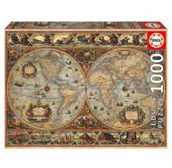Educa 1000 db-os puzzle - Antik világtérkép (20173) (20173)