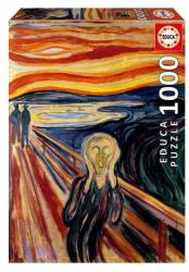 Educa 1000 db-os puzzle - A sikoly, Edvard Munch (20308) (20308)