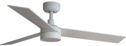 Faro Barcelona Ventilator LED dimabil FARO 34295WT-1TW RUDDER S 18W/230V alb/bej d. 106 cm WT + telecomandă (FA34295WT-1TW)