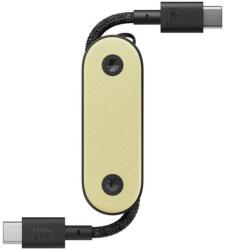 Native Union Cablu de date Native Union Pocket, 2x USB-C, 60W, 17cm, Galben (POCK-C-LMO-NP)