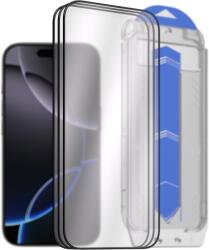 AlzaGuard Glass EasyFit DustFree iPhone 16 Pro 2.5D üvegfólia - 3db + applikátor (AGD-EFD14P3)