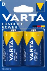 VARTA LONGLIFE POWER góliát/ D/ LR20 elem BL2 (4920121422)