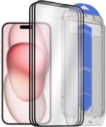 AlzaGuard Glass EasyFit DustFree iPhone 15 Plus 2.5D üvegfólia - 3db + applikátor (AGD-EFD9P3)