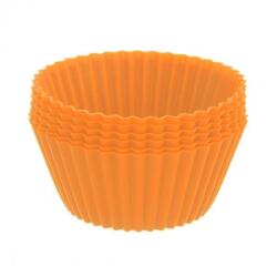 ORION Szilikon forma Muffin kosárka 12 db narancsszín (151758)