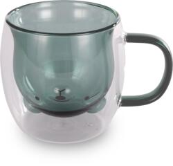 Lamart VASO LT9127 Bear pohár készlet, zöld, 2 darabos, 250 ml (42007350)