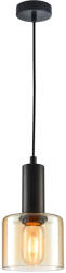 Italux Függeszték Fekete Santia ITALUX-PND-65342-1-BK-AMB (PND-65342-1-BK-AMB)