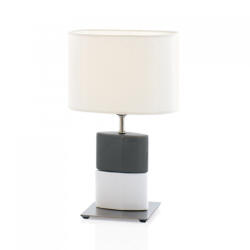 Envy 4099 CHANA szürke-fehér asztali lámpa 1x40W E27 Ø250mm ↕420mm (4099)