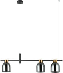 Italux Függeszték Fekete Servio ITALUX-PND-66892-3-BK-SG (PND-66892-3-BK-SG)