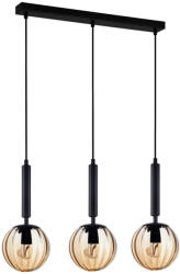 Italux Függeszték Fekete Ravena ITALUX-PND-2324-3L-BK-AMB (PND-2324-3L-BK-AMB)