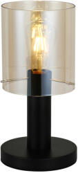 Italux Asztali Lámpa Fekete Sardo ITALUX-TB-5581-1-BK-AMB (TB-5581-1-BK-AMB)