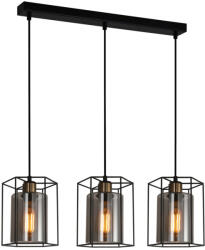 Italux Függeszték Fekete Kalula ITALUX-PND-78901-3-BK-SG (PND-78901-3-BK-SG)