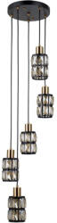 Italux Függeszték Fekete Menfi ITALUX-PND-44236-5-BK-GD (PND-44236-5-BK-GD)
