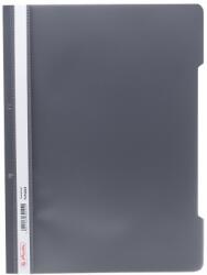 Herlitz Dosar sina A4 PP, perforat gri inchis, Herlitz HZ9496060